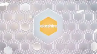 ekeshire honey comb logo reveal landscape video