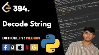 Decode String | Leet code 394 | Theory explained + Python code