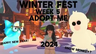 FINAL WEEK of WINTERFEST ~ WEEK 5 ~ LunarXnoodles ~#adoptme #roblox