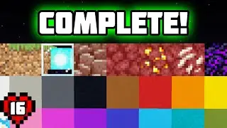 I Collected Every Block in Minecraft Hardcore!