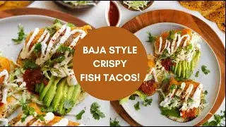 CRISPY BAJA FISH TACOS - even better than Rubio's