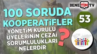 Kooperatiflerde Yönetim Kurulu Üyelerinin Cezai Sorumlulukları Nelerdir? | 100 Soruda Kooperatif