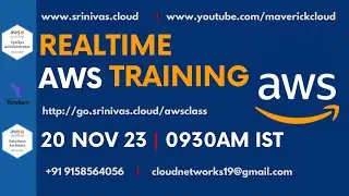 New AWS SYSOPS ADMIN, AWS-DevOps with Terraform Real-time Training from 20 Nov 0930 AM IST
