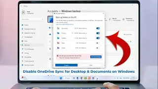 How to Stop OneDrive Syncing Files from Desktop & Documents on Windows 11