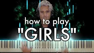 The Kid LAROI - "GIRLS" (Intro) piano tutorial