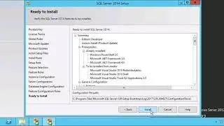 SQL Server 2014 Installation