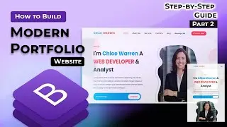 How to make Portfolio Website | Eye-Catching Header Bootstrap – Navbar & Logo in Minutes – Part 2