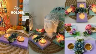 Beautiful Pastel Diya holders for Diwali | Diwali Decoration ideas..