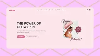 Create Beauty Makeup Product Website Using HTML CSS and JavaScript