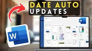 How to Insert a Date that Automatically Updates in MS Word | Microsoft Word Tutorial (2025)