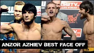 ANZOR AZHIEV BEST WEIGHT IN & FACE TO FACE - CHECHEN FIGHTER MMA [HD] 2022