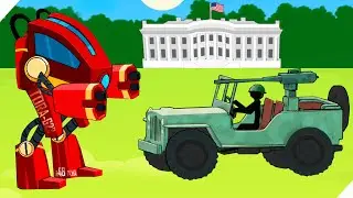 БИТВА СТИКМЕНОВ В БЕЛОМ ДОМЕ! Stickman World Battle