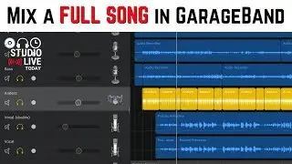 How to mix a full song in GarageBand iOS (iPad/iPhone)