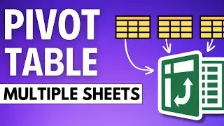 How to Create a Pivot Table from Multiple Sheets in Excel!