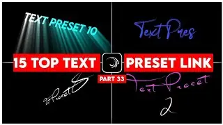 Top 10🔥 Alight Motion Text Animation Presets || AlightMotion Preset Download Free 10 text presets
