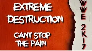 WWE 2K17 Extreme Destruction - Cant Stop The Pain