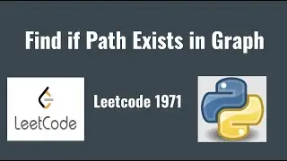 Leetcode 1971: Find if Path Exists in Graph