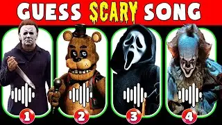 Guess Scary Movie Character by SONG | HALLOWEEN Edition🎃 | Pennywise, FNAF, Michael Myers