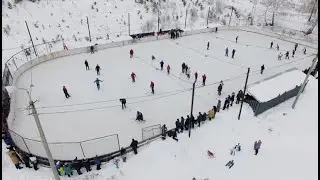 Хоккей на валенках среди цехов ВГОКа. ТРЕЙЛЕР. 2019.02.17.