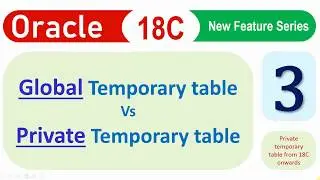 Oracle 18C New Feature Private Temporary Table