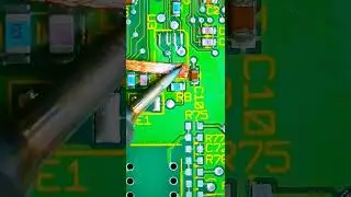 Replacing Faulty component /Soldering #soldering#diy#repair#smartphone#circuitrepair #solderingtech