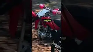 Honda XR100R Slo-Mo Wheelies #shorts