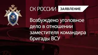 Возбуждено уголовное дело в отношении заместителя командира бригады ВСУ