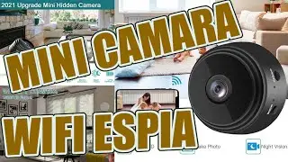 como configurar MINI CAMARA ESPIA WIFI