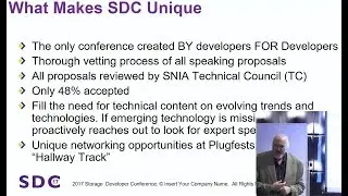 SNIA Presents the History of the Storage Developer Conference with Mark Carlson