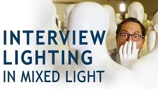 Interview Lighting in Mixed Light