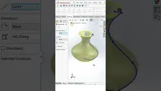 Revolved Surface in solidworks  