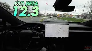 Tesla FSD Beta 12.3 vs Traffic Circles