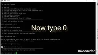 Hard reset Allied telesis switchblade x908 to its default settings