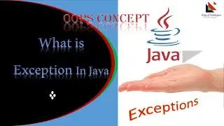 Advance-Java Exception in Java #22