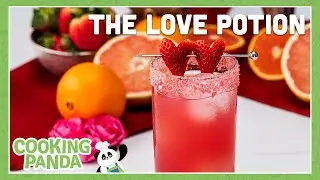 Love Potion Drink [Date Night Mixology] | Cooking Panda #shorts