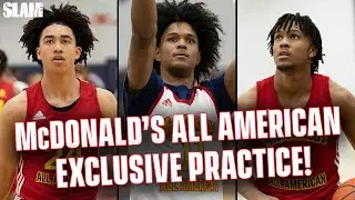 McDonald's All American EXCLUSIVE Boys Practice!