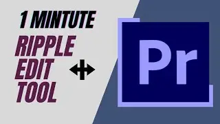 Adobe Premiere Pro CC: How to use RIPPLE EDIT Tool #premierepro #adobepremierepro #ripple #edit