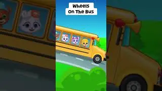 Wheels on the Bus 🚍 | Lucas and Friends By RV AppStudios 😍🦁🐰 #Shorts