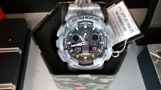 Cs-time.ru CASIO G-SHOCK GA-100MM-8A. Противоударные водонепроницаемые часы