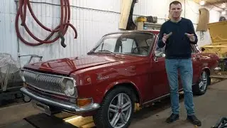 Волга ГАЗ-24 комплекс работ по механике с V8, первый запуск!