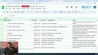 Gemini AI for Google Workspace - Google Sheets Demo