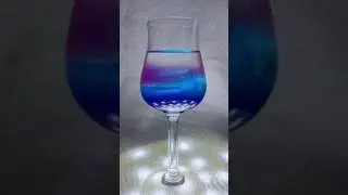 🍧 Cocktail Mixing Techniques 🍨 like a galaxy in a beautiful cocktail