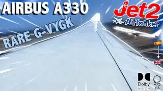FLYING THE MYSTERY JET2 AIRTANKER! Airbus A330-200 Flight Tenerife - Manchester (HDR10+ Trip Report)