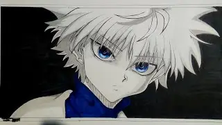 HOW TO DRAW KILLUA ZOLDYCK 5 HOURS IN 5:01 MINS (HUNTER X HUNTER) #anime #hunterxhunter