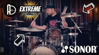 Agean Extreme Series cymbals & Sonor Vintage Series drums ROCKING