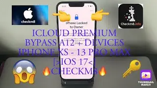 A12+ ICLOUD BYPASS CHECKM8 IPHONES XR - 13 PRO MAX ON LATEST IOS 17 🔥