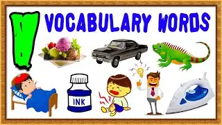 Vocabulary Words For Kids | Words From Letter I | Words That Start with I