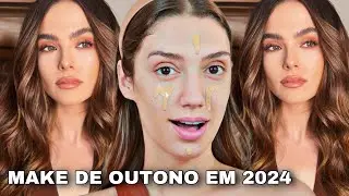 MAKE DE *OUTONO EM 2024* | MAQUIAGEM *SIMPLES DE FAZER* PARA USAR NO OUTONO