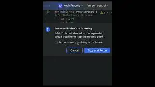 While Loop statement with Break keyword in Kotlin | 