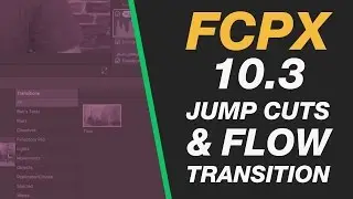 Final Cut Pro X Tutorial - Optical Flow Transition to Fix Jump Cuts in Dialogue Edits - Learn FCPX